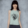 Rabbit/Moon Crop Tank