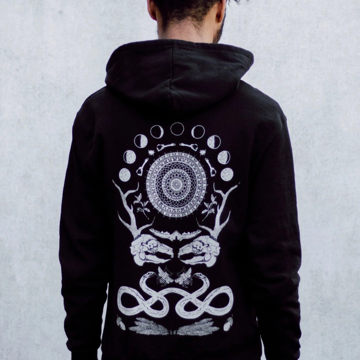 【新品未使用】rabbit Men's Pullover Hoodie Psycho Bunny Corby Twill Logo P/O Men's Hoodie