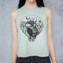 Rabbit/Moon Crop Tank