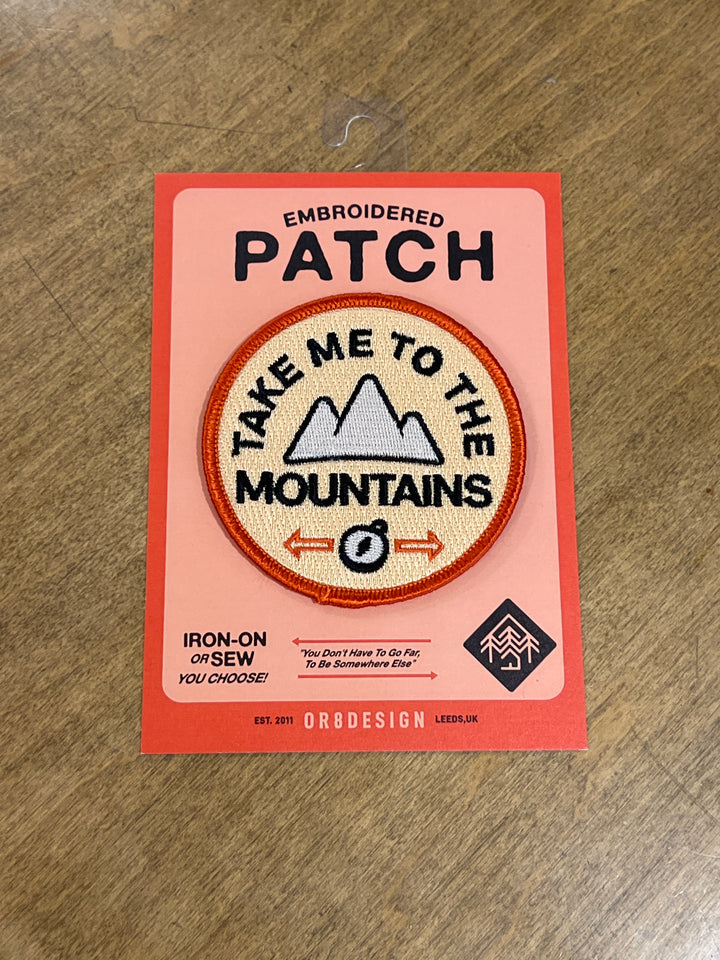 Mountain Embroidered Patch