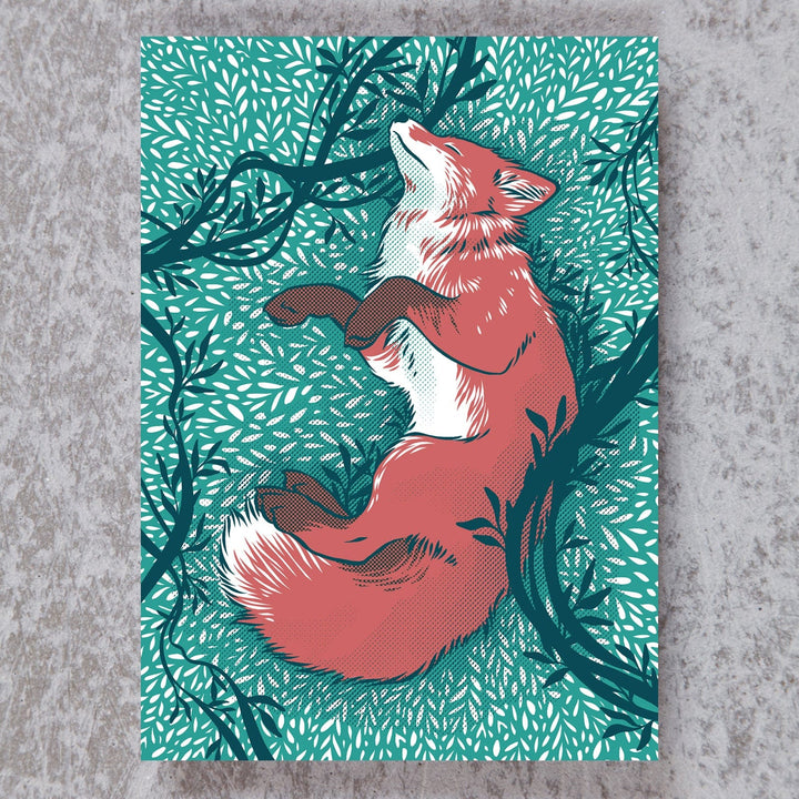 Fox Heart Sticker — Jenn Sneary Art