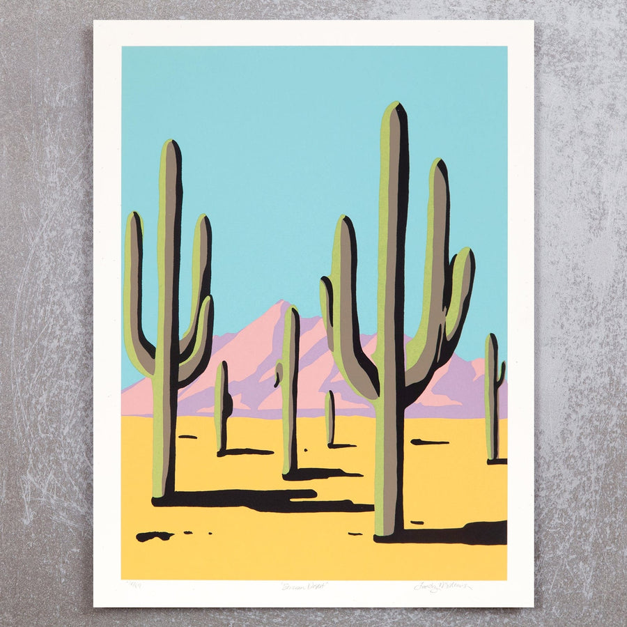Sonoran Desert Blue Screen Print
